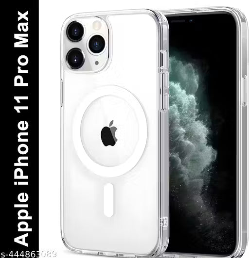 iPhone 11 Pro Max Back Case Cover | Scratch-Resistant Back Case Cover | Clear Back Case Cover for iPhone 11 Pro Max | Compatible