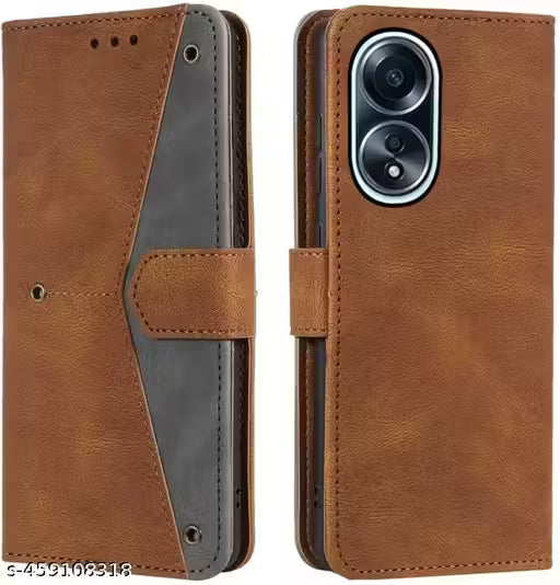 Flip Cover OPPO A38 4G Compatible for OPPO A38 4G Stylish Designer Trendy Girls Cover Artificial Leather Printed Flip Cover for OPPO A38 4G Flip Cover , Magnetic Closure