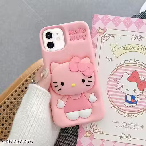 Elevate Cute Case Cover Compatible for i Phone 11, 3D Fun Cartoon Design Case with 360 Camera Protection and Shockproof