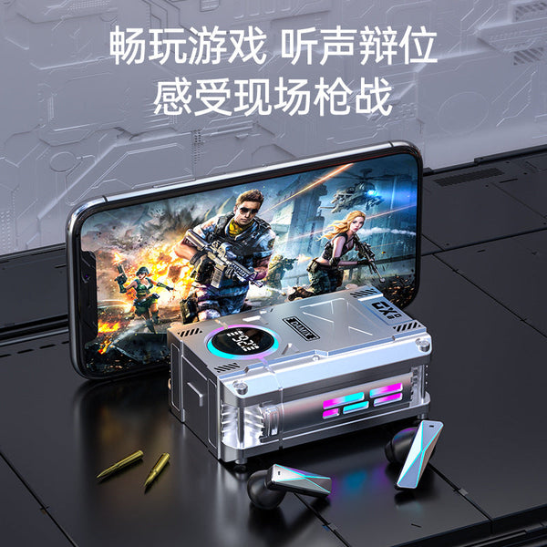 The New Lifting Warehouse Sci-fi Mecha Wireless Bluetooth Headset King Chicken Listening Voice Debate Position Sports Universal