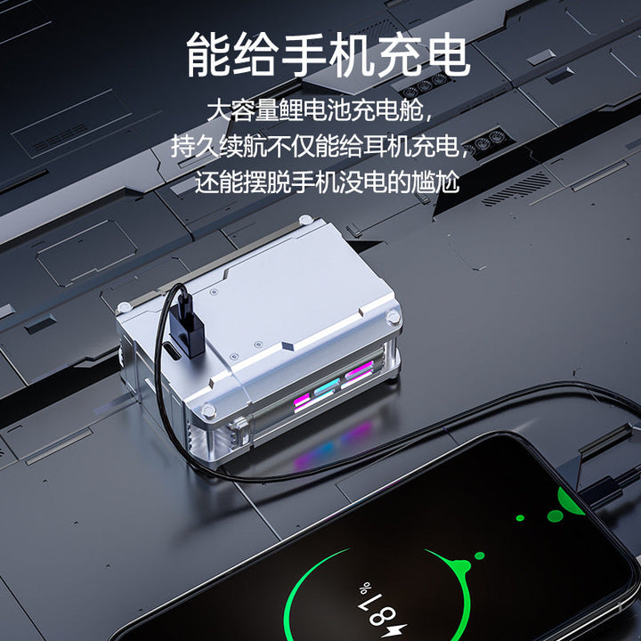 The New Lifting Warehouse Sci-fi Mecha Wireless Bluetooth Headset King Chicken Listening Voice Debate Position Sports Universal