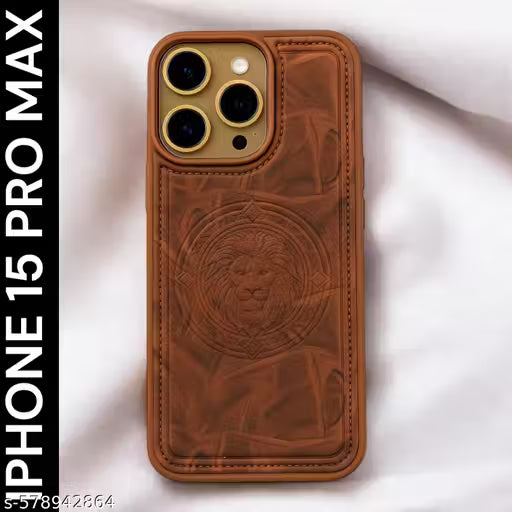 iphone 15 Pro Max case cover leather finish sleek design premium case
