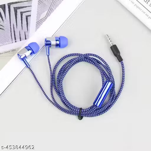 Wired headphones & earphone ( Blue )