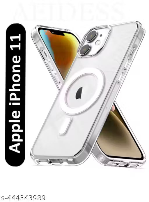 Aeidess Back Case Cover for iPhone 11 | Compatible for iPhone 11 Back Case Cover | Scratch-Resistant Back Case Cover | Clear
