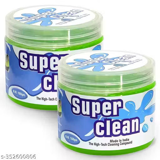 AUTOFRILL Cleaning Gel for Car AC Vent Interior Dust Keyboard Cleaner Super Clean Gel Cleaner Kit Universal Car Interior, Keyboard, PC, Laptop, Cleaning Kit Car Cleaning Gel (Green-160 gm) (Pack of 2)