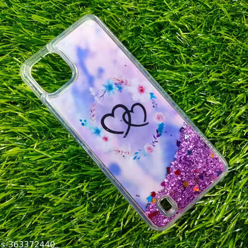 MobileLayer Realme C20 / Realme C11 2021 Water Glitter Designer Mobile Cover & Cases Silicone For Girls