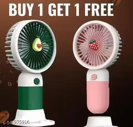 ShopiMoz Portable USB Mini Wind Pack of 2 Power Handheld Fan Convenient And Ultra-quiet Fan High Quality Portable Student Office Cute Small Cooling Fans