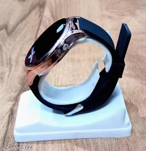 Golden Dial Touch Screen Black Strap Digital Led Unisex Watch for Men, Boys, Girls, Women Unisex Watch