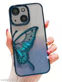 Casekit Designed Case for iPhone 14 Plus Cover with Luxury Glitter Cute Butterfly Plating Design Aesthetic Women Luxury Glitter Girls Back Cover Cases for iPhone 14 Plus