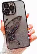 AIFEI Designed for iPhone 16 PRO Cover with Luxury Glitter Cute Butterfly Plating Design Aesthetic Women Teen Girls Back Cover Case for iPhone 16PRO (Multi color)