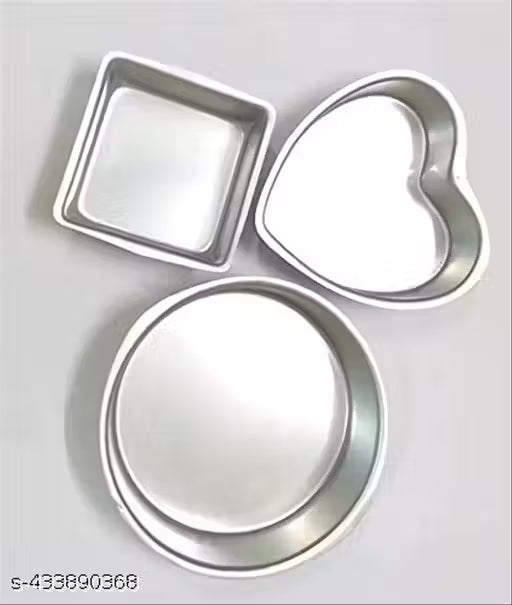 3 Shape Aluminum cake mould