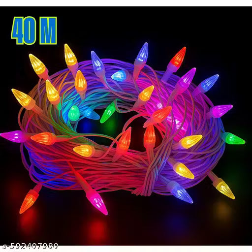 WIRE ME SAFE RICE LIGHTS ROCKET LED 40 meter 7 in 1 color diwali, Indoor, Outdoor, Home Decor lights Heavy Duty Copper Led Pixel String Light Rice String /jhalar / lights for home decoration/rice light /rgb/multi