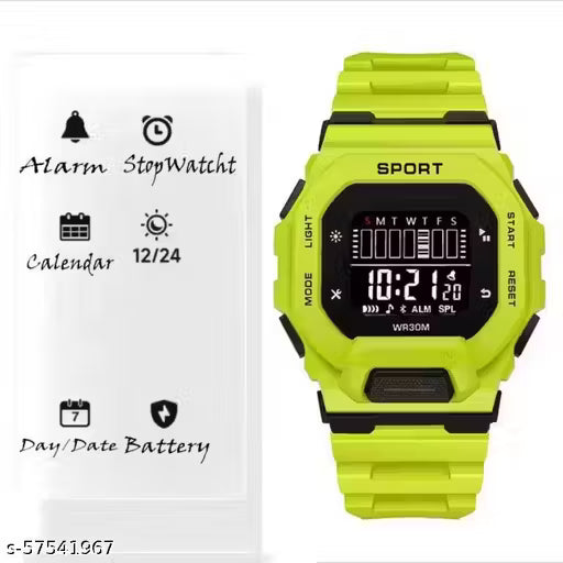 new skemei model green light dial watch Digital Watch - For Boys