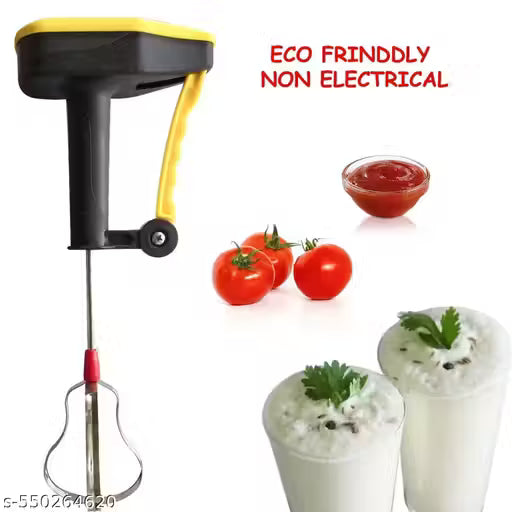 Free Hand Blender for Kitchen/Manual for Egg/Cream Beater Milkshake Lassi Maker/Butter Milk Mixer /( Multi)
