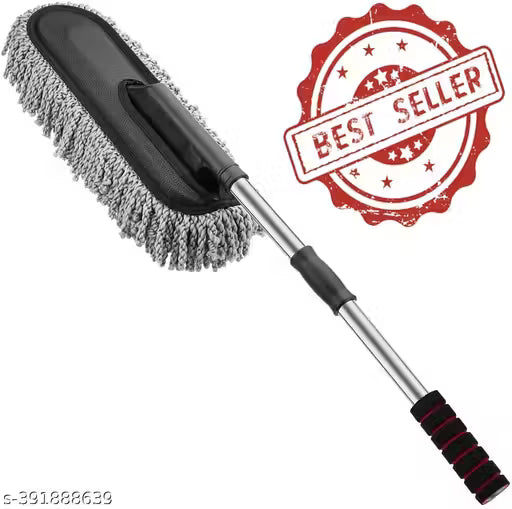 Microfiber Flexible Duster Car Wash | Car Aing Accessories | Microfiber | Brushes | Dry/Wet Home, Kitchen, Office Aing Brush with Expandable Handle