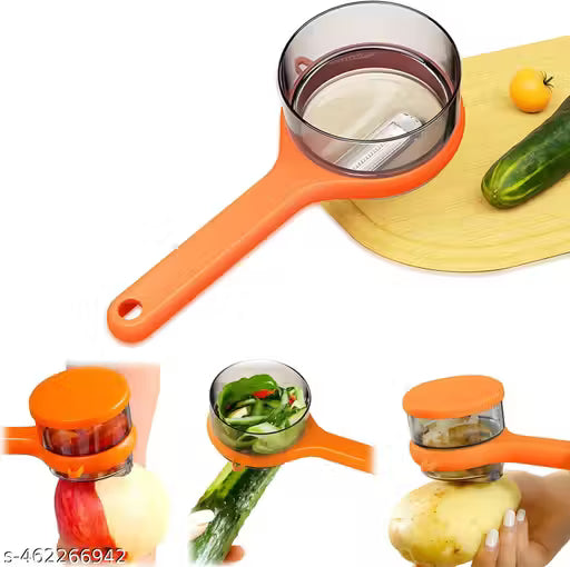 1pcs Multi Functional Storage Peeler,Vegetable Peeler,Fruit Peeler, Peeler With Container,Suitable For Home And Kitchen Use(Multicolor)