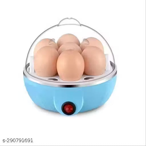 Electric Automatic Off 7 Egg Poacher - Steaming, Cooking, Boiling, Frying - Egg Steamer, Egg Cooker - Stainless Steel - Multicolor
