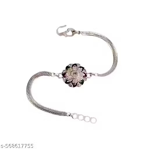 silver Rakhi for brother