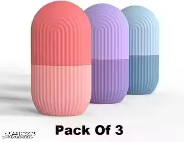 Ice Roller for Face | Ice Roller for Face Massager | Face Ice Roller for Men & Women | Ice Cube Roller for Glowing Skin & Puffy Eyes | Reusable & Unbreakable