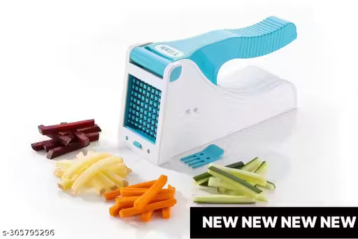 Potato Chipser,Mall Potato Chipser, French Fries Chips Maker Machine,(PEALLER FREE) Snacks Finger, Potato Finger Chips Cutter - Multi Colour, Plastic French Fries Chips Maker Machine (PEALLER FREE) 009